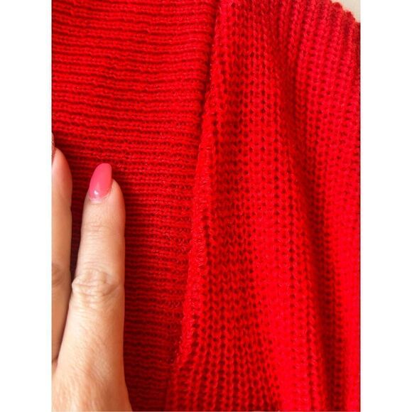 Vintage Pendleton 100% wool double breasted blazer cardigan M Red Academia - Picture 8 of 8